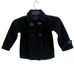 2/3 Class Club black fleece peacoat
